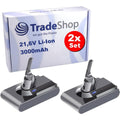 Lot de 2 batteries rechargeables associant le remplacement de la batterie et une technologie lithium ion