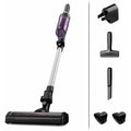 Aspirateur au format balai associant l'entretien des sols au coloris violet