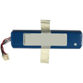 Batterie rechargeable, coloris gris et bleu, avec une alimentation rechargeable