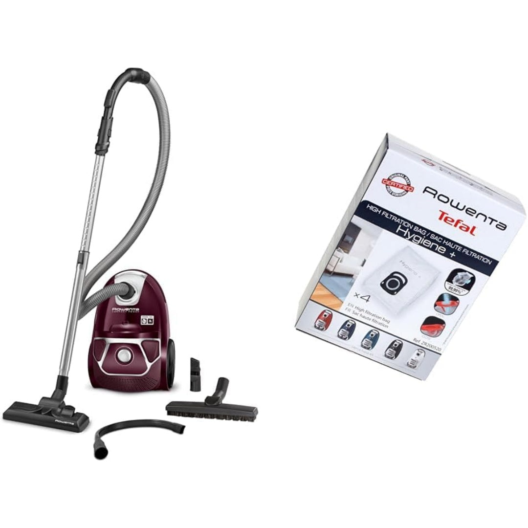 Cet aspirateur au format traineau combine l'entretien des habitacles et l'entretien des sols durs